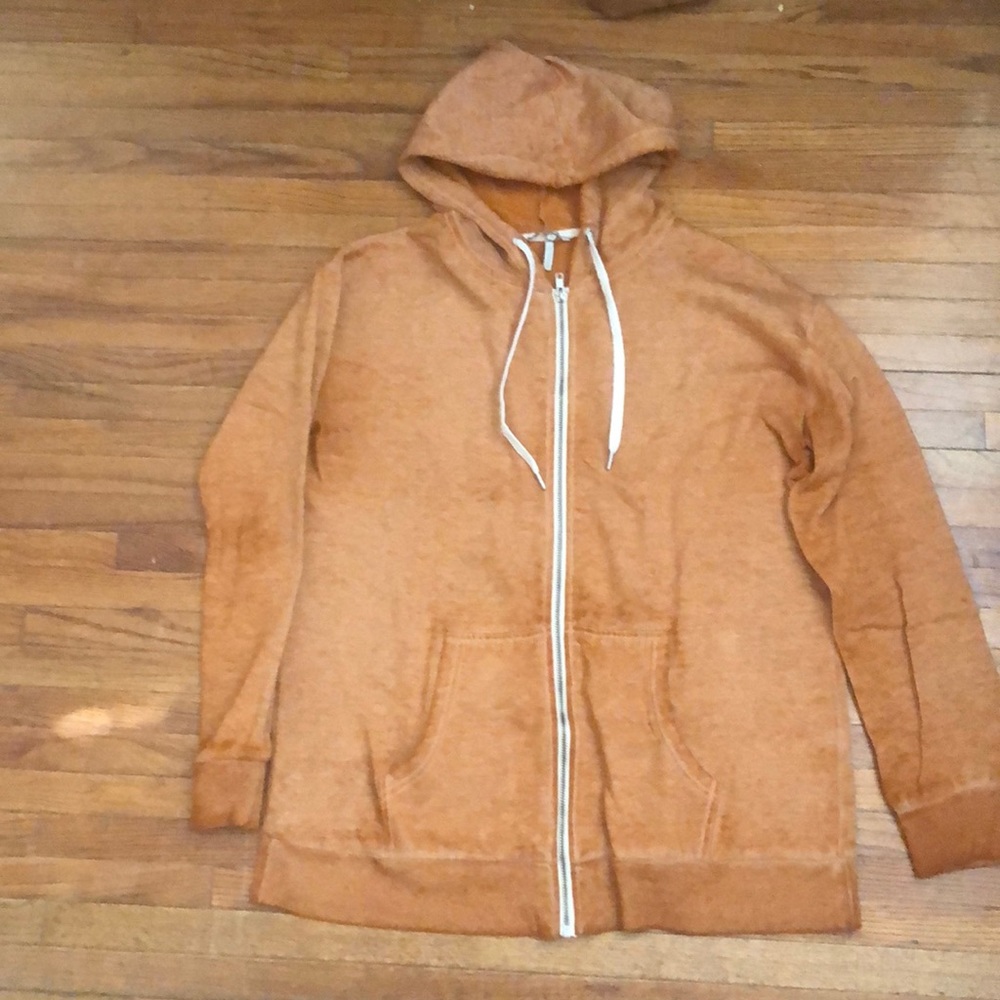 Oversized zip up hoodie